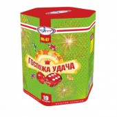 Госпожа удача 19 х 1,2" - Салюты и фейерверки на 19 залпов заказать в Абакане