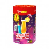 Супер салют Игристый коктейль 7 х 0,8" Фонтан + салют - Наземный фейерверк в Абакане